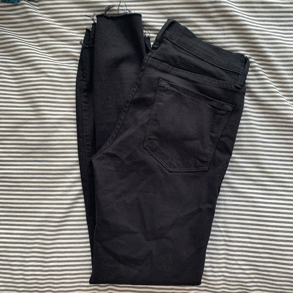 Black Frame Skinny Jeans
